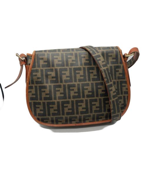 FENDI（フェンディ）FENDI (フェンディ) ズッカショルダーバッグ ベージュの古着・服飾アイテム