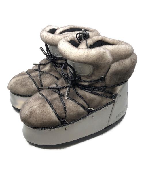 JIMMY CHOO（ジミーチュウ）JIMMY CHOO (ジミーチュウ) MOON BOOT (ムーンブーツ) MB BUZZ ムートンブーツ ブラウン サイズ:EU：41/42の古着・服飾アイテム