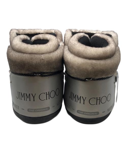 JIMMY CHOO（ジミーチュウ）JIMMY CHOO (ジミーチュウ) MOON BOOT (ムーンブーツ) MB BUZZ ムートンブーツ ブラウン サイズ:EU：41/42の古着・服飾アイテム