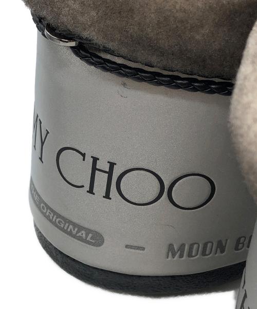 JIMMY CHOO（ジミーチュウ）JIMMY CHOO (ジミーチュウ) MOON BOOT (ムーンブーツ) MB BUZZ ムートンブーツ ブラウン サイズ:EU：41/42の古着・服飾アイテム