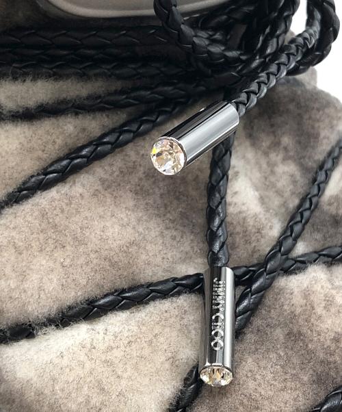 JIMMY CHOO（ジミーチュウ）JIMMY CHOO (ジミーチュウ) MOON BOOT (ムーンブーツ) MB BUZZ ムートンブーツ ブラウン サイズ:EU：41/42の古着・服飾アイテム