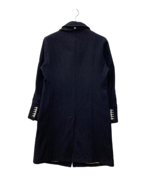 BURBERRY BLACK LABEL（バーバリーブラックレーベル）BURBERRY BLACK LABEL (バーバリーブラックレーベル) メルトンコート ネイビー サイズ:Mの古着・服飾アイテム