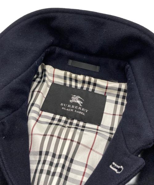 BURBERRY BLACK LABEL（バーバリーブラックレーベル）BURBERRY BLACK LABEL (バーバリーブラックレーベル) メルトンコート ネイビー サイズ:Mの古着・服飾アイテム