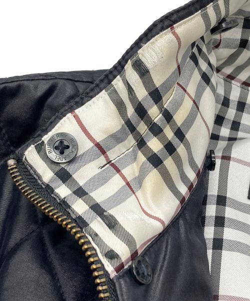 BURBERRY BLACK LABEL（バーバリーブラックレーベル）BURBERRY BLACK LABEL (バーバリーブラックレーベル) キルティングジャケット ブラック サイズ:Lの古着・服飾アイテム