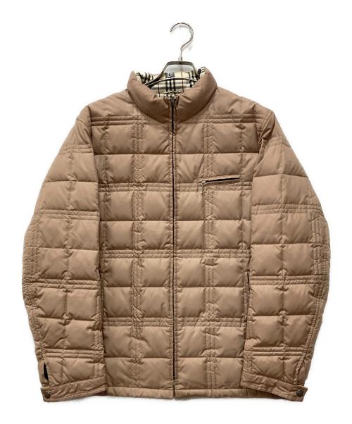 BURBERRY BLACK LABEL（バーバリーブラックレーベル）BURBERRY BLACK LABEL (バーバリーブラックレーベル) キルティングダウンジャケット ベージュ サイズ:Lの古着・服飾アイテム