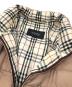 中古・古着 BURBERRY BLACK LABEL (バーバリーブラックレーベル) キルティングダウンジャケット ベージュ サイズ:L：15000円