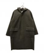 GALERIE VIEギャルリーヴィー）の古着「ライトメルトン フーデッドコート」｜グレー