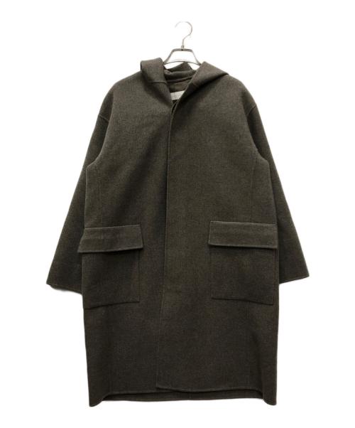 GALERIE VIE（ギャルリーヴィー）GALERIE VIE (ギャルリーヴィー) ライトメルトン フーデッドコート グレー サイズ:36の古着・服飾アイテム