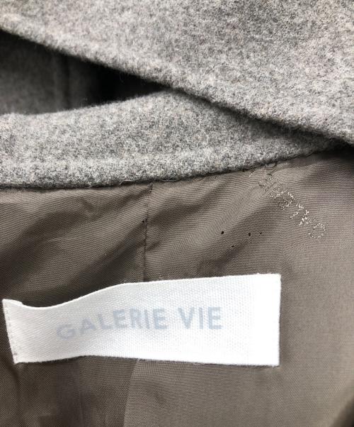 GALERIE VIE（ギャルリーヴィー）GALERIE VIE (ギャルリーヴィー) ライトメルトン フーデッドコート グレー サイズ:36の古着・服飾アイテム