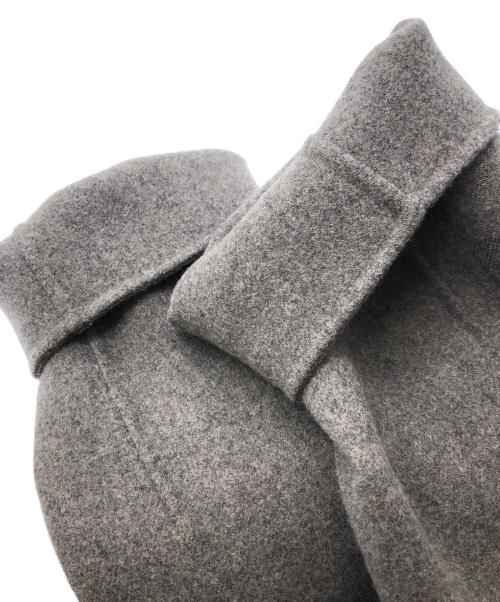 GALERIE VIE（ギャルリーヴィー）GALERIE VIE (ギャルリーヴィー) ライトメルトン フーデッドコート グレー サイズ:36の古着・服飾アイテム