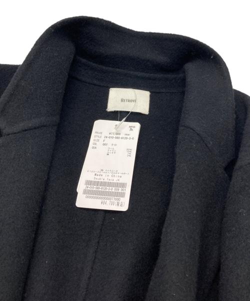 RETROVE（リトローヴ）RETROVE (リトローヴ) Double face Jacket ブラック サイズ:F 未使用品の古着・服飾アイテム
