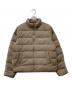 snow peak（スノーピーク）の古着「スタンドネックライトウェイトダウンジャケット」｜ベージュ