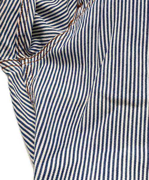 GUCCI（グッチ）GUCCI (グッチ) ヒッコリーデニムパンツ ネイビー サイズ:48の古着・服飾アイテム