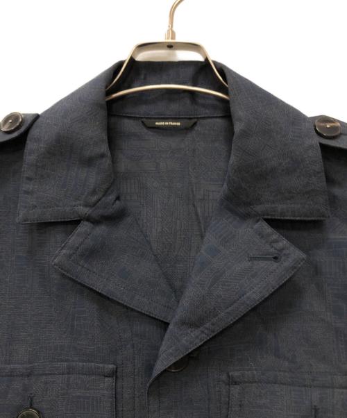 HERMES（エルメス）HERMES (エルメス) ミリタリージャケット ネイビー サイズ:52の古着・服飾アイテム