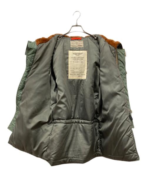 AVIREX（アヴィレックス）AVIREX (アヴィレックス) フライトジャケット オリーブ サイズ:Lの古着・服飾アイテム