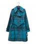 BURBERRY LONDON（バーバリーロンドン）の古着「タータンチェックトレンチコート」｜ブルー