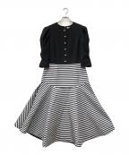 BORDERS at BALCONYボーダーズアットバルコニー）の古着「マーメイドドレス」｜ブラック