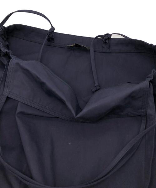 DRAWER（ドゥロワー）Drawer (ドゥロワー) ツイル ストラップスカート ネイビー サイズ:38の古着・服飾アイテム