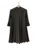 ENFOLD (エンフォルド) WIDE-CUFF DRESS（ワイド　カフ　ドレス） グレー サイズ:36：12000円