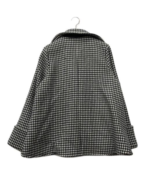 HER LIP TO（ハーリップトゥ）HER LIP TO (ハーリップトゥ) ウールPコート ホワイト×ブラック サイズ:Sの古着・服飾アイテム