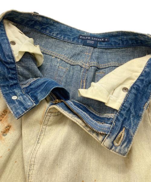 RALPH LAUREN（ラルフローレン）RALPH LAUREN (ラルフローレン) ロングデニムマーメイドスカート ベージュ サイズ:6の古着・服飾アイテム