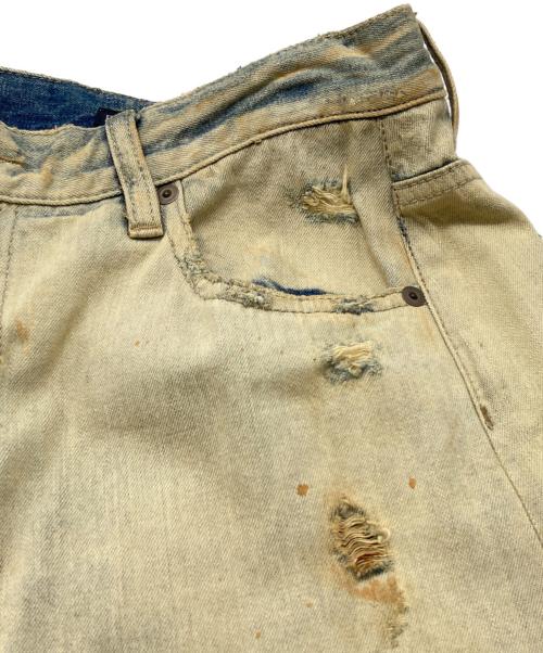 RALPH LAUREN（ラルフローレン）RALPH LAUREN (ラルフローレン) ロングデニムマーメイドスカート ベージュ サイズ:6の古着・服飾アイテム