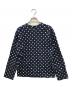 PLAY COMME des GARCONS (プレイコムデギャルソン) Polka Dots Long Sleeve T-Shirt With Red Emblem ネイビー サイズ:ＸＳ：10000円