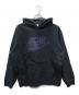 Supreme（シュプリーム）の古着「Leather Applique Hooded Sweatshirt」｜ブラック