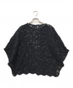 journal standard luxeジャーナルスタンダード ラックス）の古着「クロシェットニット」｜ブラック