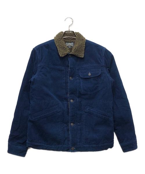 STUDIO D'ARTISAN（ステュディオダルチザン）STUDIO D'ARTISAN (ステュディオダルチザン) コーデュロイランチジャケット ネイビー サイズ:40の古着・服飾アイテム