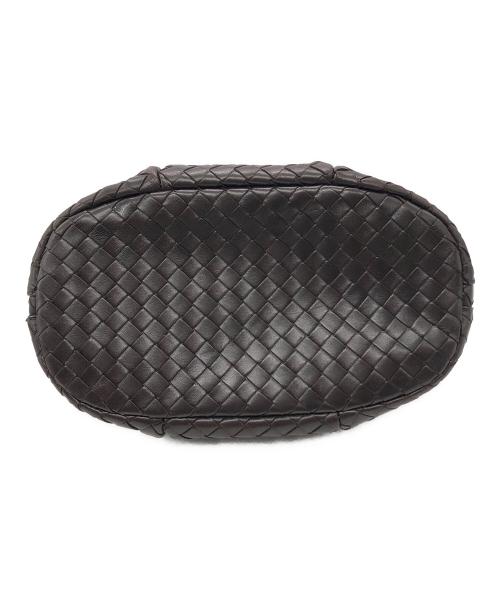BOTTEGA VENETA（ボッテガベネタ）BOTTEGA VENETA (ボッテガベネタ) 丸型ハンドバッグ ブラウン サイズ:下記参照の古着・服飾アイテム