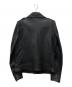 DIESEL (ディーゼル) L-GARRETT-Aダブルライダースジャケット ブラック サイズ:L：27000円