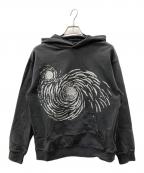 CARNE BOLLENTEカルネボレンテ）の古着「プルオーバーパーカー」｜ブラック