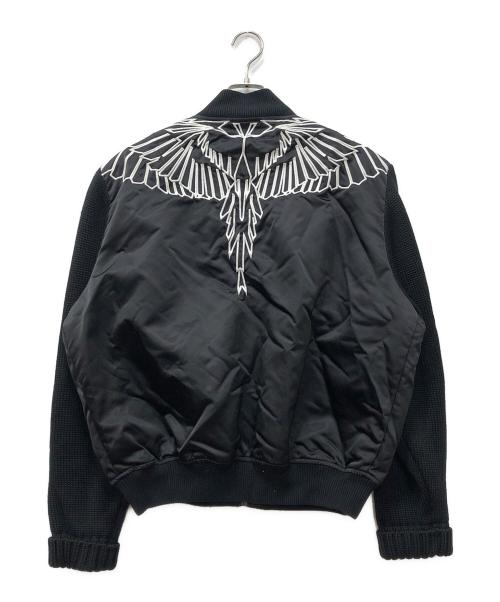 MARCELO BURLON（マルセロバーロン）MARCELO BURLON (マルセロバーロン) ジップブルゾン ブラック サイズ:Lの古着・服飾アイテム