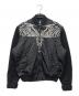 MARCELO BURLON（マルセロバーロン）の古着「ジップブルゾン」｜ブラック