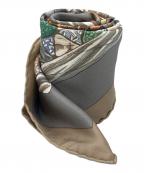 HERMESエルメス）の古着「シルクスカーフ」｜グレー