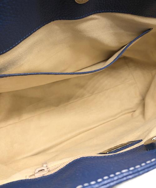 傳濱野（デンハマノ）傳濱野 (デンハマノ) ハンドバッグ ブルー サイズ:下記参照の古着・服飾アイテム