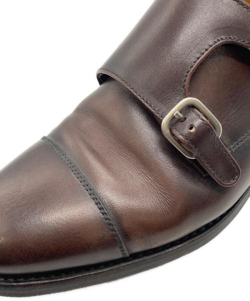 berwick（バーウィック）berwick (バーウィック) ダブルモンクストラップシューズ ブラウン サイズ:SIZE 4 1/2の古着・服飾アイテム