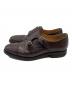 berwick (バーウィック) ダブルモンクストラップシューズ ブラウン サイズ:SIZE 4 1/2：12000円