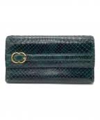 GUCCIグッチ）の古着「長財布」｜グリーン