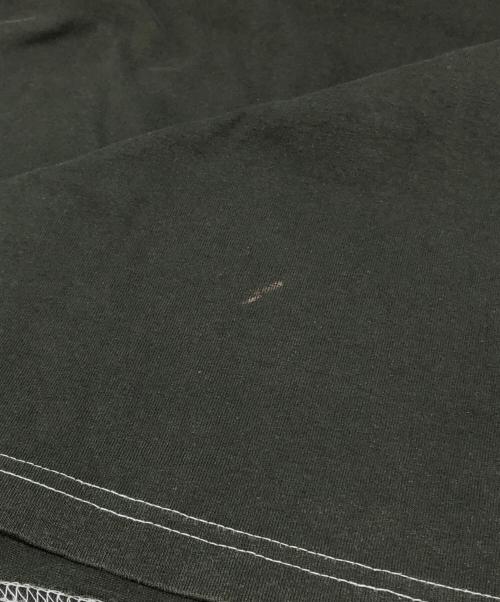 stussy（ステューシー）stussy (ステューシー) OLD ロゴラインTシャツ グリーン×ネイビー サイズ:Lの古着・服飾アイテム