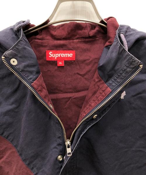 SUPREME（シュプリーム）Supreme (シュプリーム) 2-TONE PULLOVER PARKA ネイビー サイズ:XLの古着・服飾アイテム