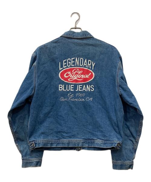 OLD GAP（オールドギャップ）OLD GAP (オールドギャップ) 刺繍デニムスイングトップ インディゴ サイズ:Lの古着・服飾アイテム