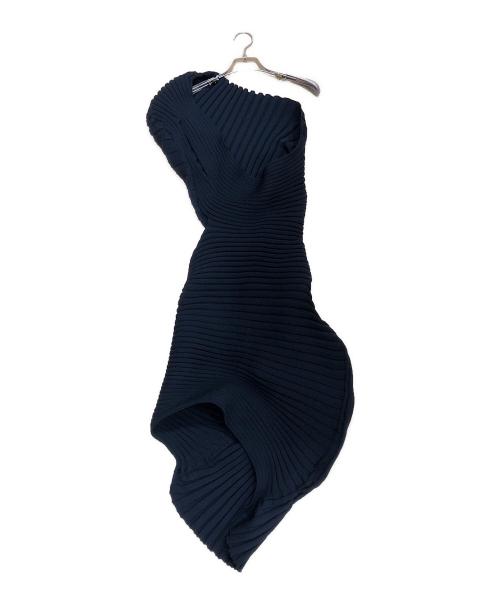 ISSEY MIYAKE（イッセイミヤケ）ISSEY MIYAKE (イッセイミヤケ) KNIT (AS IT IS) ブラック サイズ:2の古着・服飾アイテム