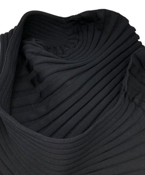 ISSEY MIYAKE（イッセイミヤケ）ISSEY MIYAKE (イッセイミヤケ) KNIT (AS IT IS) ブラック サイズ:2の古着・服飾アイテム