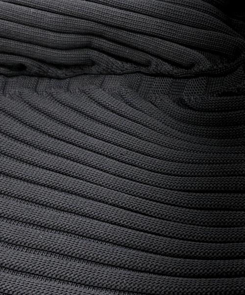 ISSEY MIYAKE（イッセイミヤケ）ISSEY MIYAKE (イッセイミヤケ) KNIT (AS IT IS) ブラック サイズ:2の古着・服飾アイテム