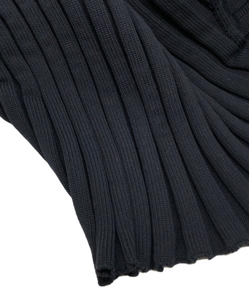 ISSEY MIYAKE（イッセイミヤケ）ISSEY MIYAKE (イッセイミヤケ) KNIT (AS IT IS) ブラック サイズ:2の古着・服飾アイテム