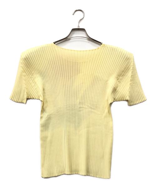 PLEATS PLEASE（プリーツプリーズ）PLEATS PLEASE (プリーツプリーズ) PRESSED FLORAプリーツカットソー ベージュ サイズ:2の古着・服飾アイテム