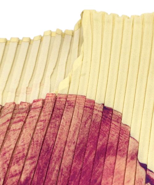 PLEATS PLEASE（プリーツプリーズ）PLEATS PLEASE (プリーツプリーズ) PRESSED FLORAプリーツカットソー ベージュ サイズ:2の古着・服飾アイテム