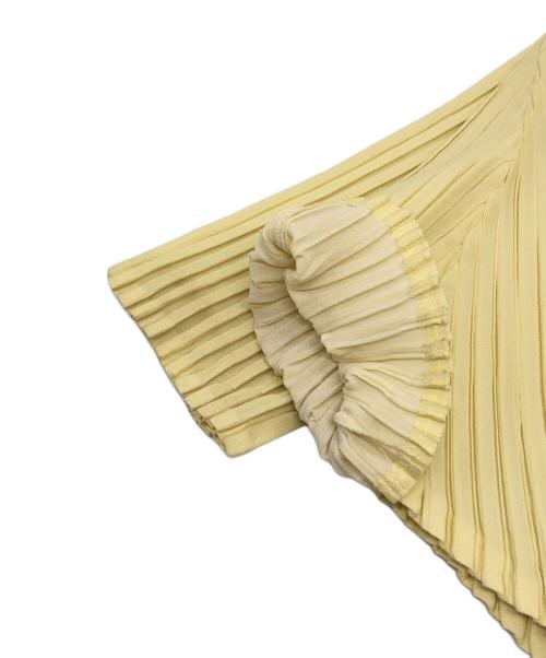 PLEATS PLEASE（プリーツプリーズ）PLEATS PLEASE (プリーツプリーズ) PRESSED FLORAプリーツカットソー ベージュ サイズ:2の古着・服飾アイテム